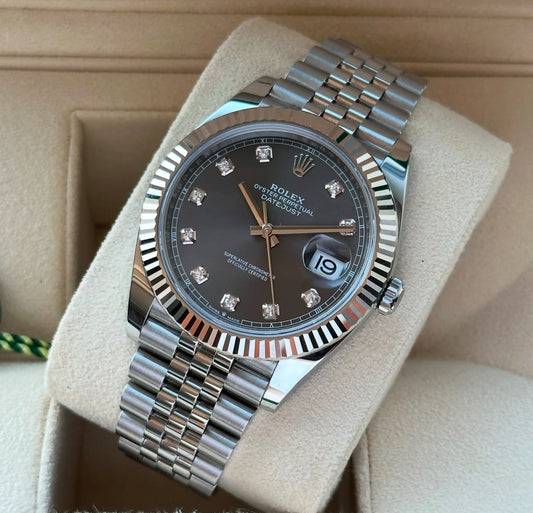 Datejust Grigio Diamantato