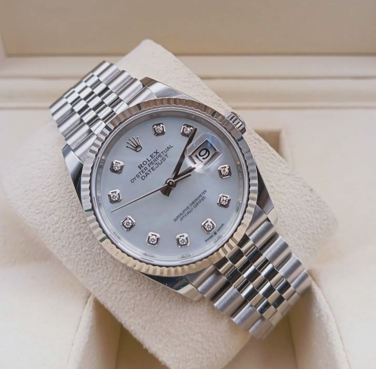 Datejust Marmo Bianco Diamantato