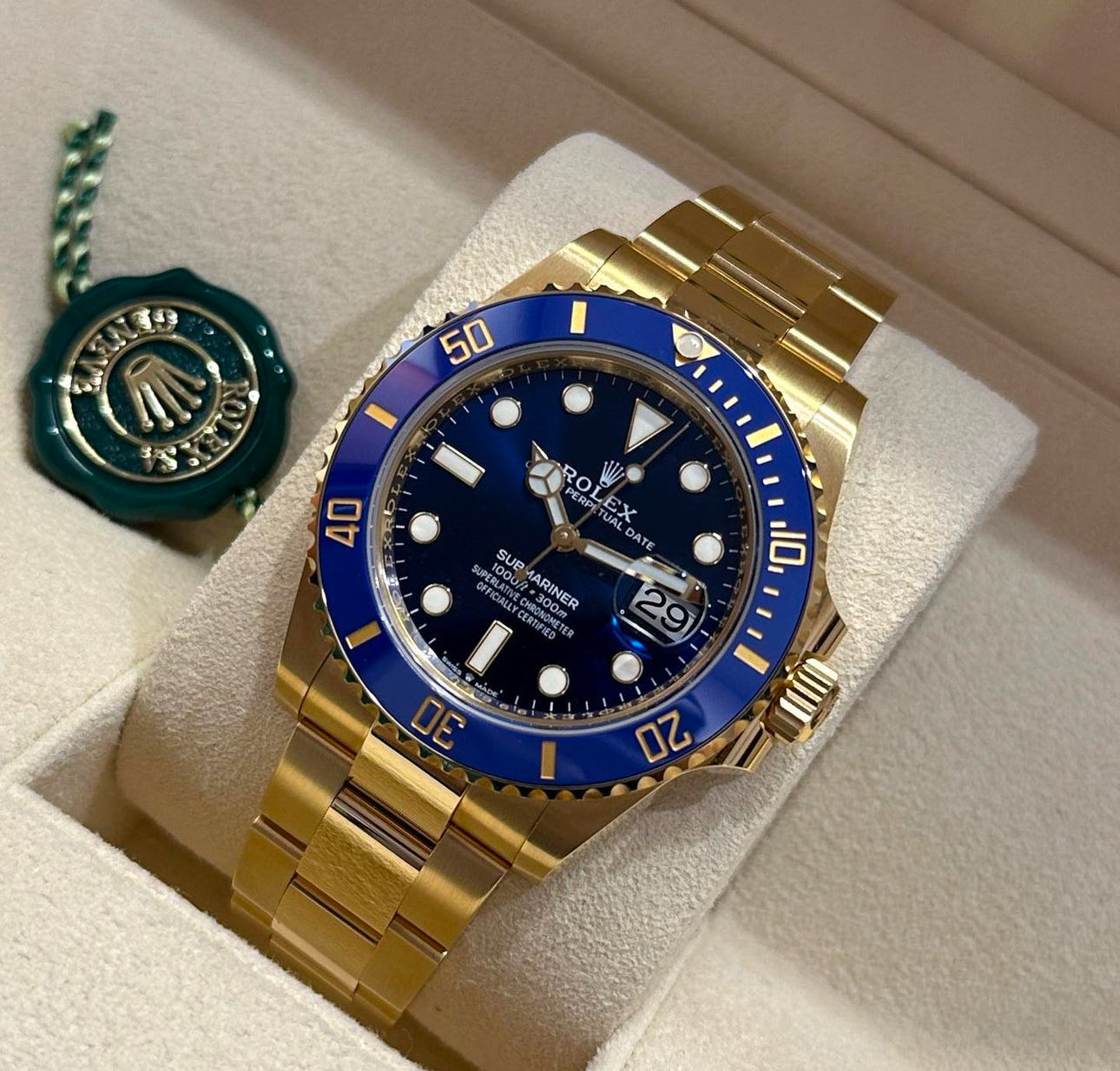 Submariner Oro Quadrante Blu