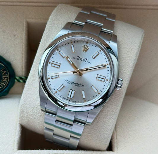 Oyster Perpetual Grigio Silver