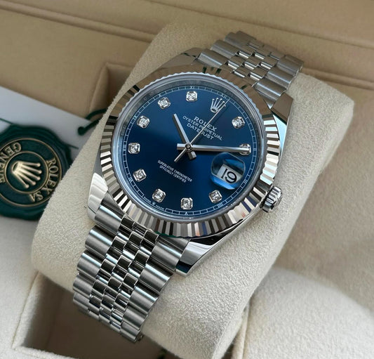 Datejust Blu Brillantini