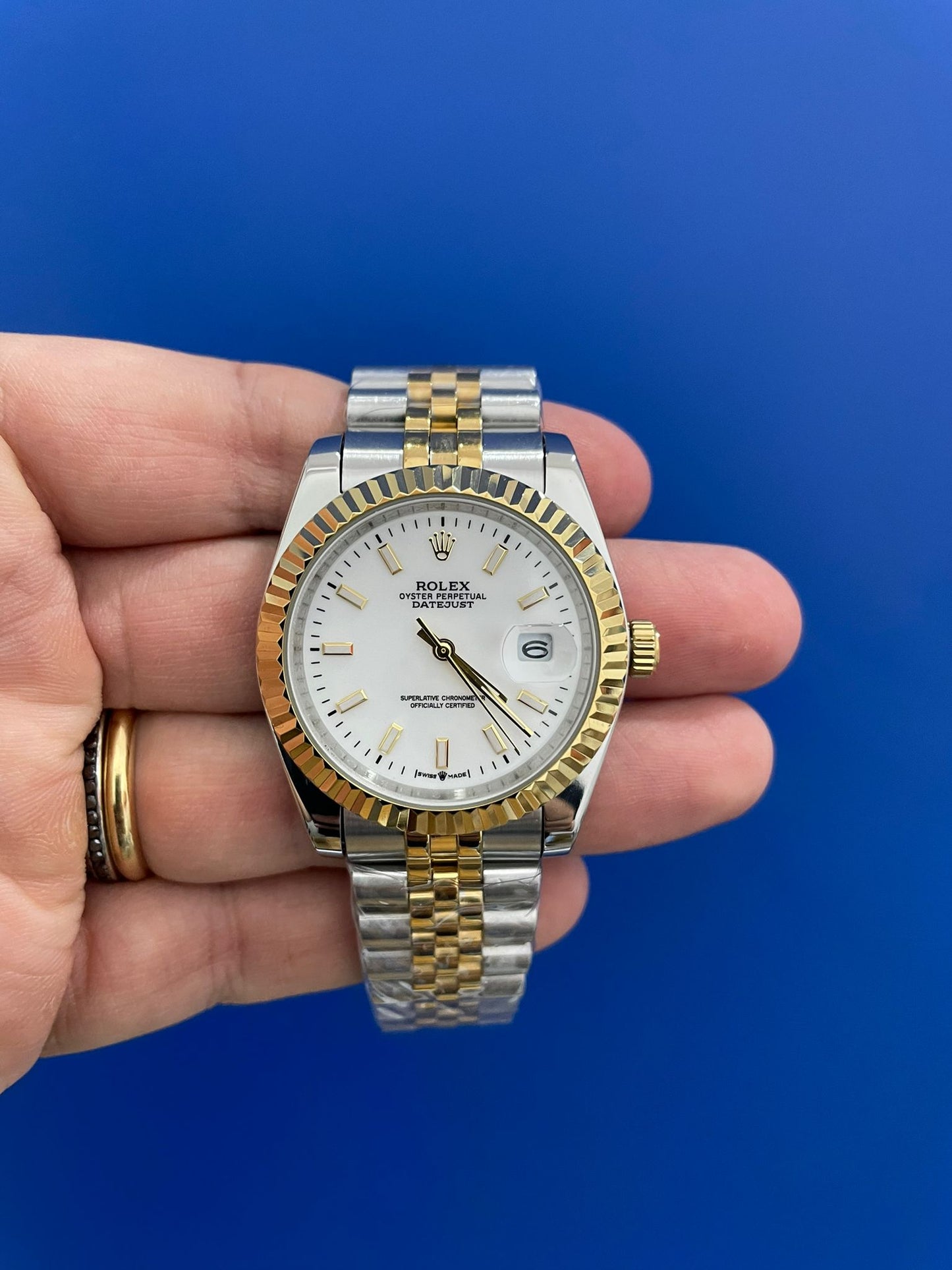 Datejust Acciaio e Oro Bianco