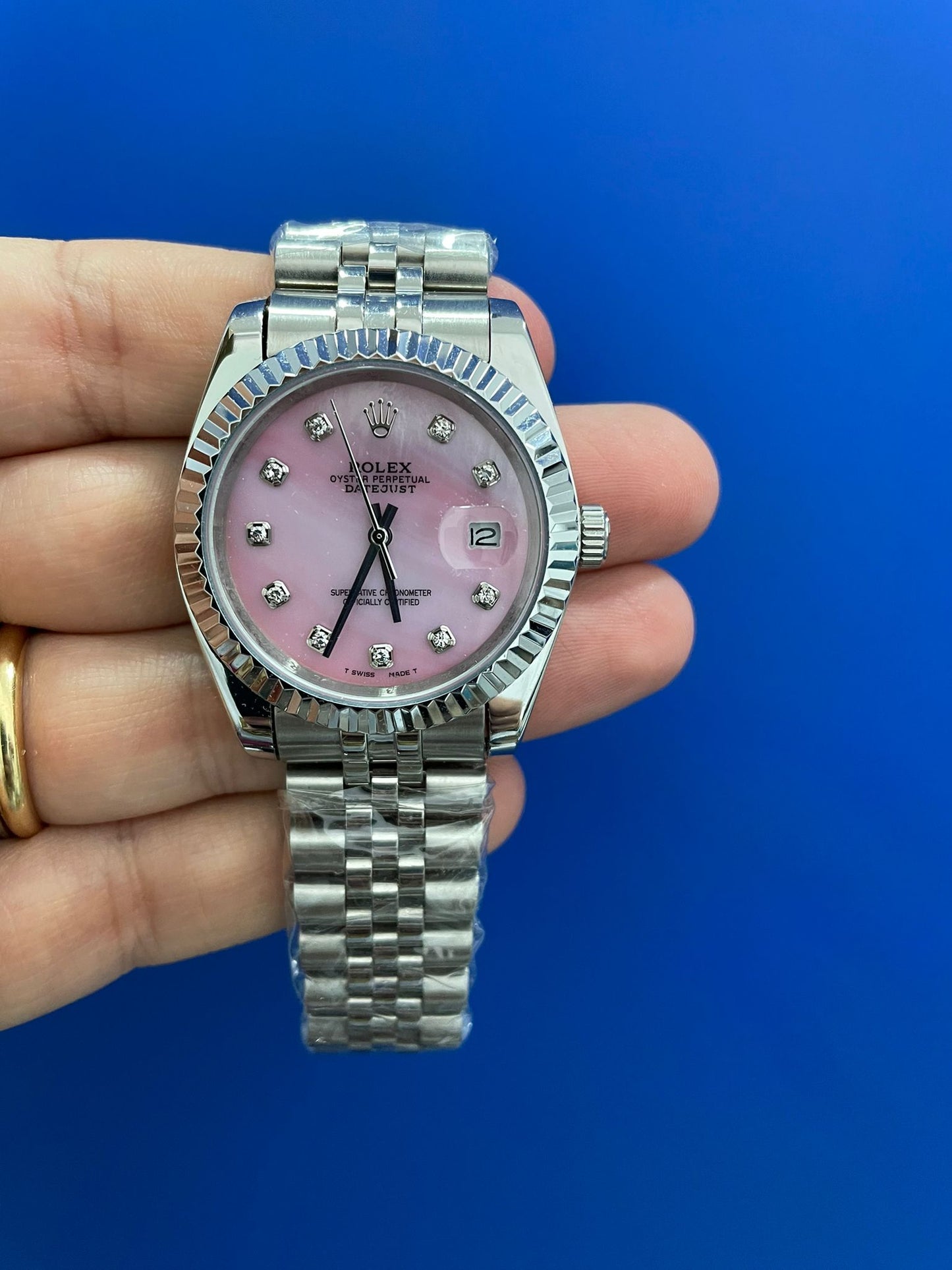 Datejust Marmo Rosa Diamantato