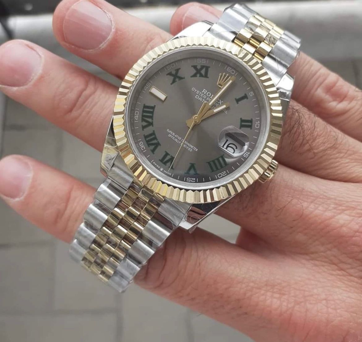 Datejust Wimbledon Acciaio e Oro