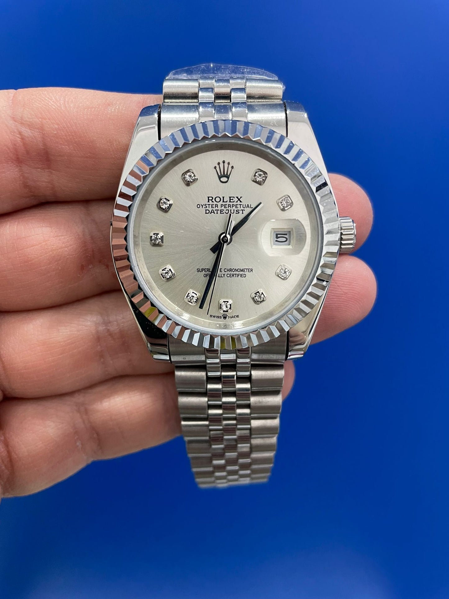 Datejust Grigio Diamantato