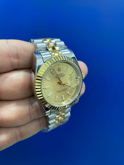 Datejust Acciaio e Oro Champagne