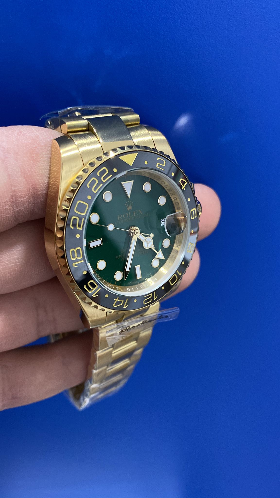 Gmt Master II Oro Verde