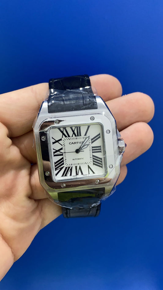 Cartier Santos Pelle Bianco