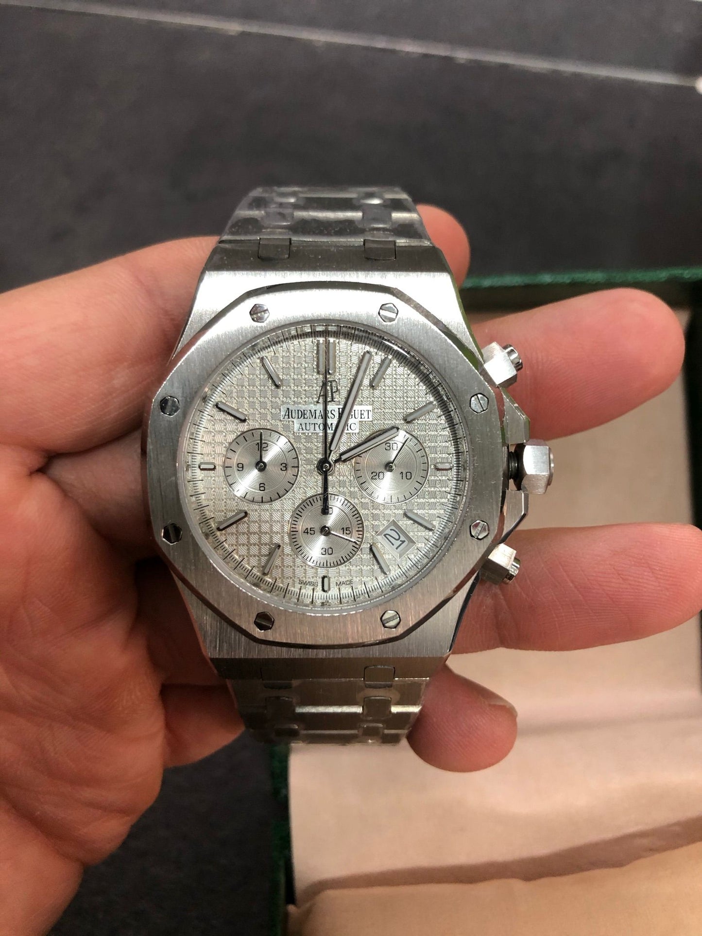 Audemars Piguet Crono Argento